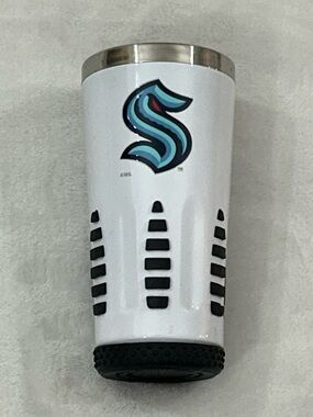 Seattle Kraken NHL Hockey 20oz. Stainless Steel Tumbler Coffee Travel Cup No Lid
